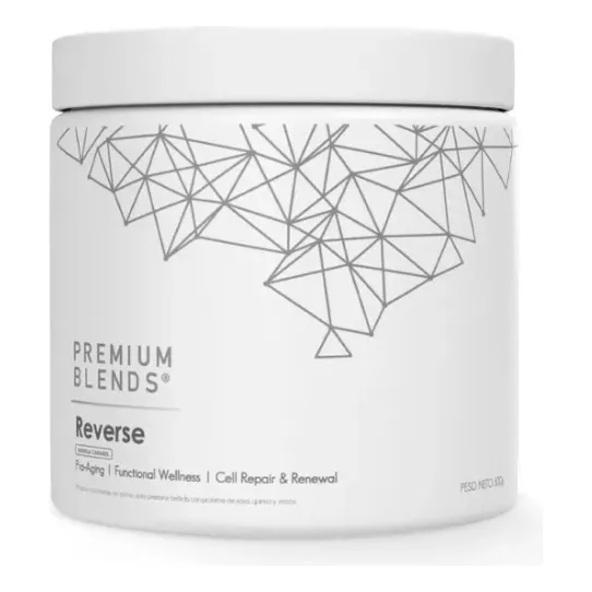 Premium Blends Reverse 500g Pro Aging Con Memophenol Sabor Vainilla Caramel
