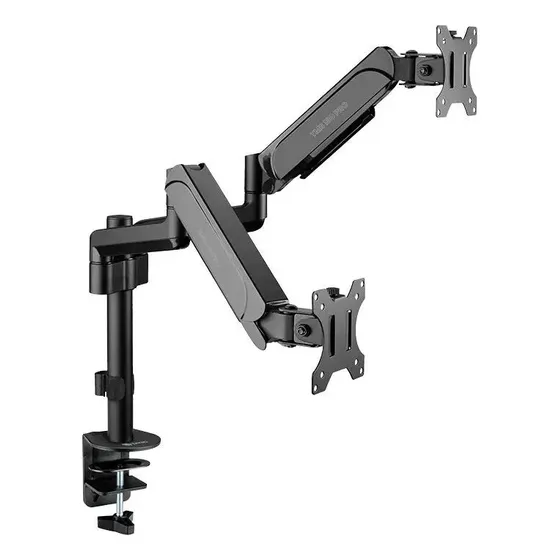 Braço Duplo Monitor Zinnia TMS 180 Pro 17 a 32 Pol