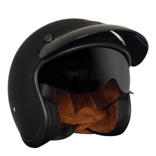 Casco Para Moto Chopper 3/4 Retro Con Gafas Certificado Roda Casco Para Moto Chopper 3/4 Retro Con Gafas Certificado Roda