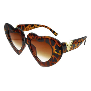 Lentes De Sol Armazón Moderno En Forma Corazón Para Dama Uv Lentes De Sol Armazón Moderno En Forma Corazón Para Dama Uv
