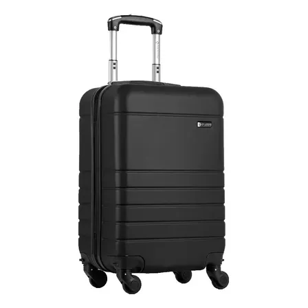 Mala Bordo Abs Sestini 360 Essencial 2 Com Roda Removível Preto