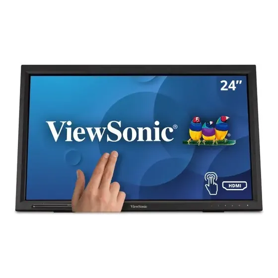 MONITOR 24 VIEWSONIC TD2423d FHD TACTIL con Parlante integrado | Cuotas sin interés