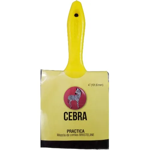 Brocha 4 Pulgadas Marca Cebra Practica 