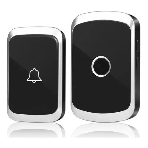 Timbre Para Puerta Timbre Inalámbrico Negro