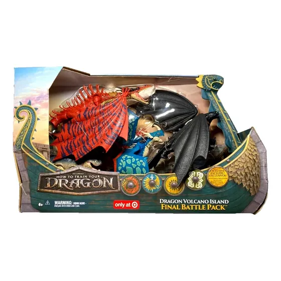 Set Figuras Acción Dragon Volcano Cómo Entrenar A Un Dragón