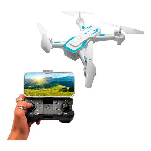 Drone Com Câmera Tech Spy Quadricóptero Bateria Mini Led
