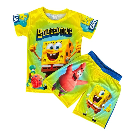 Conjunto Para Verano Short Y Playera Niño