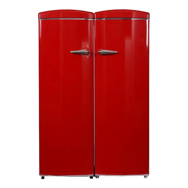 Frost-free Retro Refrigerator-freezer Set