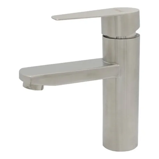 Monomando Lavabo U Ovalin Baño Acero Inoxidable 304 Acabado Satinado Rubinett XK-MN-SMC