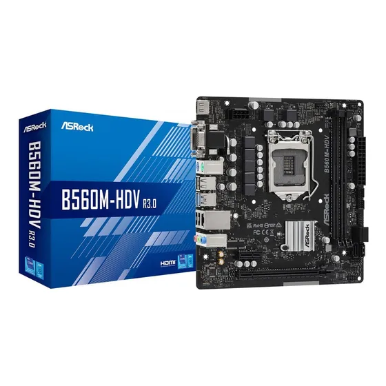 Motherboard Intel Asrock MB-B560M-HDV R3.0 10a 11a Gen DDR4