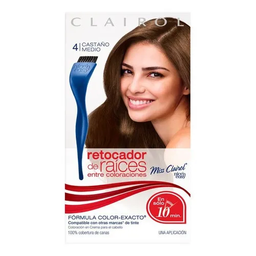 Tinte Clairol Professional Miss Clairol Retocador de raíces tono 4 castaño medio