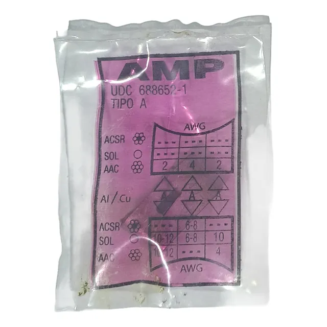 Conector Udc  Morado 3 Piezas. Morado