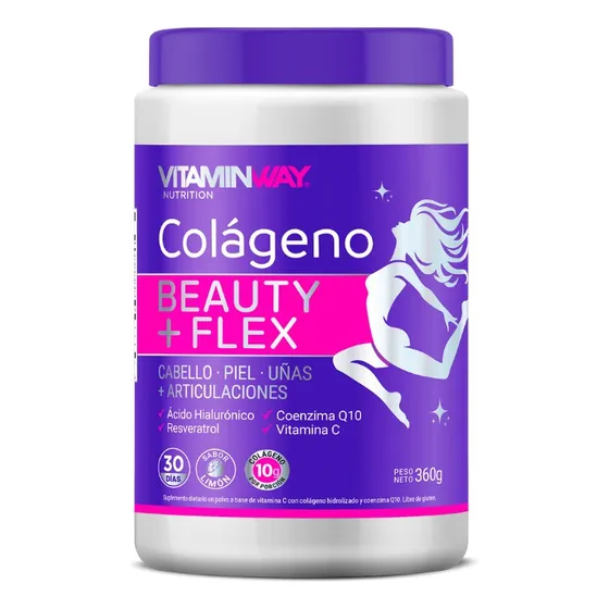 Colageno Beauty Flex Vitamin Way 360g Cabe Piel Uñas Arti