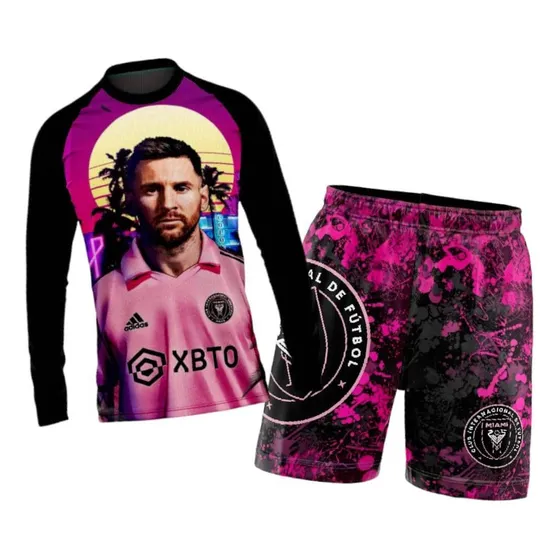 Conjuntos De Messi - Traje De Baño Para Niños