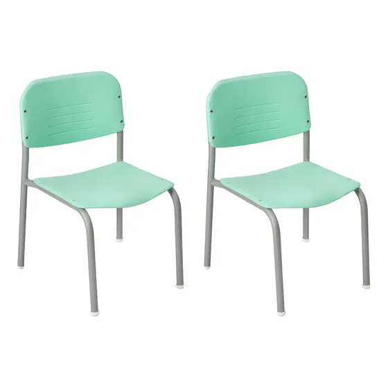 Silla Piccolo Pack X2 Infantil Escolar Reforzada Plástico 