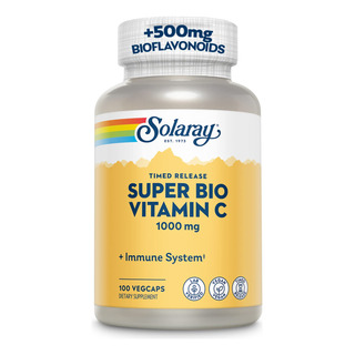 Suplemento Solaray Super Bio Vitamin C 1000mg Time Release Suplemento Solaray Super Bio Vitamin C 1000mg Time Release