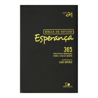 Bíblia De Estudo Esperança | A21 | Letra Normal | Capa Preta Bíblia De Estudo Esperança | A21 | Letra Normal | Capa Preta