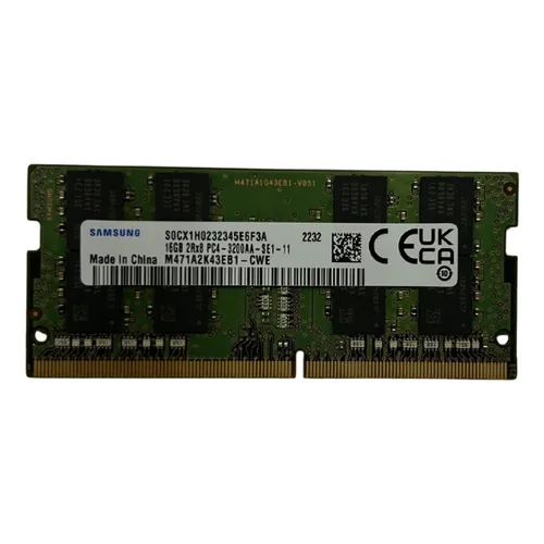 Memória Ram Color Verde 16gb Pc4-3200 M471a2k43eb1 Samsung