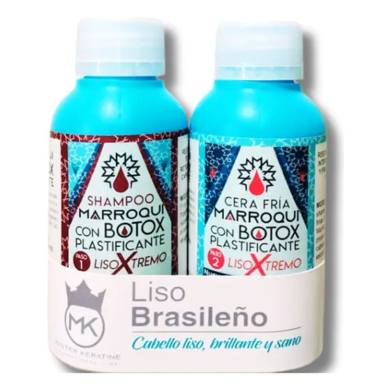 Kit Cera Botox Mk 120ml Alisado Antifrizz 2 Unidades