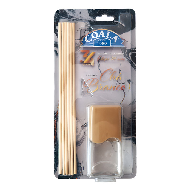 Coala Difusor De Aromas Aromatizante Chá Branco 100ml Coala Difusor De Aromas Aromatizante Chá Branco 100ml