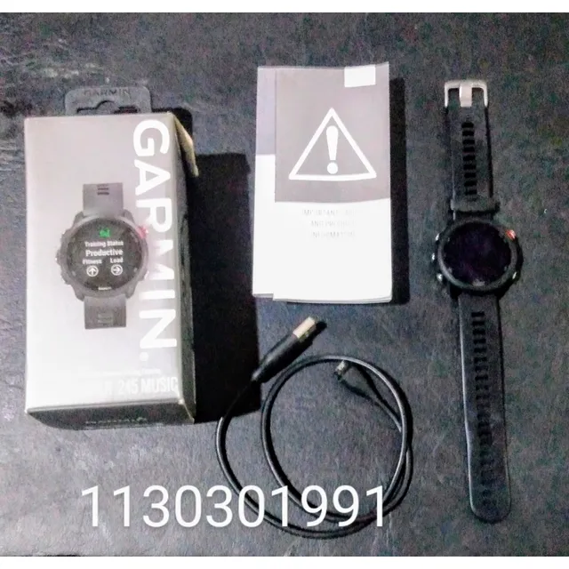 Reloj Garmin Forerunner 245 Music Smartwatch Bisel Negro