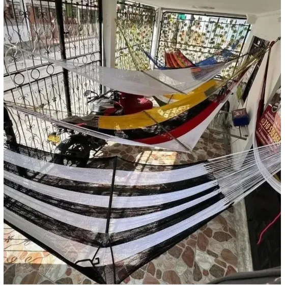 Hamaca Naylo Importado Matrimonial 1.75m 3 Rollos