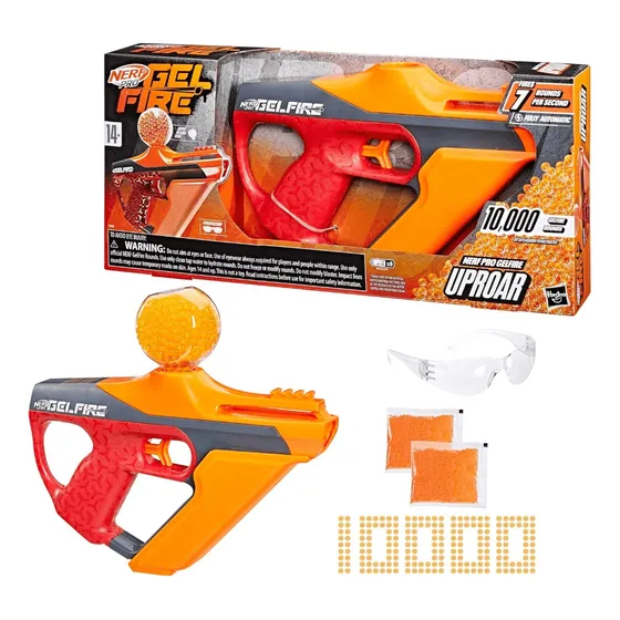 Pistola Hidrogel Nerf Pro Fire Uproar Automatica Hasbro