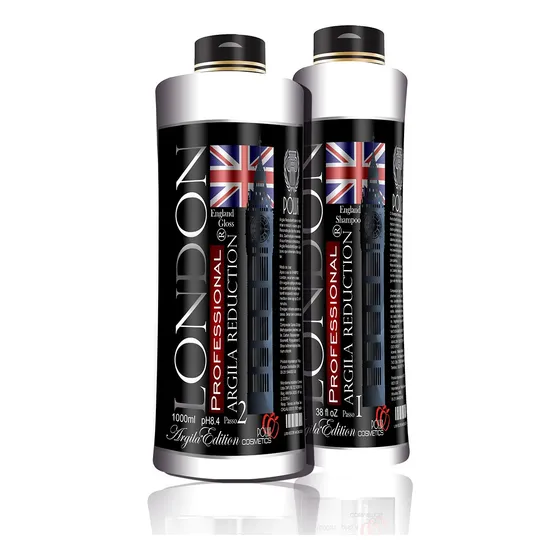 Escova Sem Formol London Argila Reduction® Ácido Hialurônico
