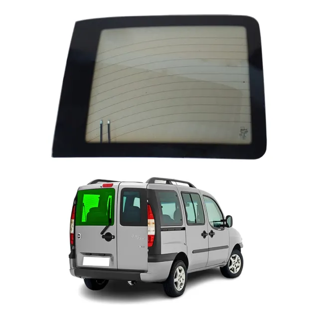 Vidro Vigia Traseiro Doblo 2000 A 2020 Com Térmico Esquerdo