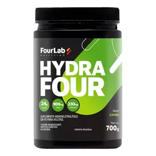 Hydrafour Sabor Limao Repositor De Minerais Da Fourlab Pote De 700g 30g/dose Hydrafour Sabor Limao Repositor De Minerais Da Fourlab Pote De 700g 30g/dose