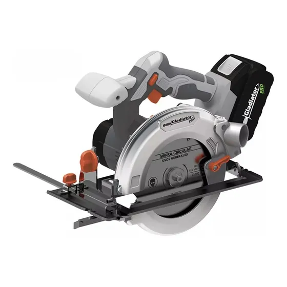 Sierra Circular Inalambrica 18v + Bateria Gladiator Pro