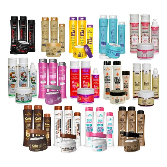32 Itens Mascara + Condicionador + Shampoo + Leavin
