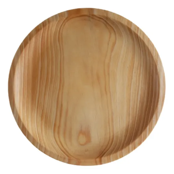 Plato De Madera 24 Cm 