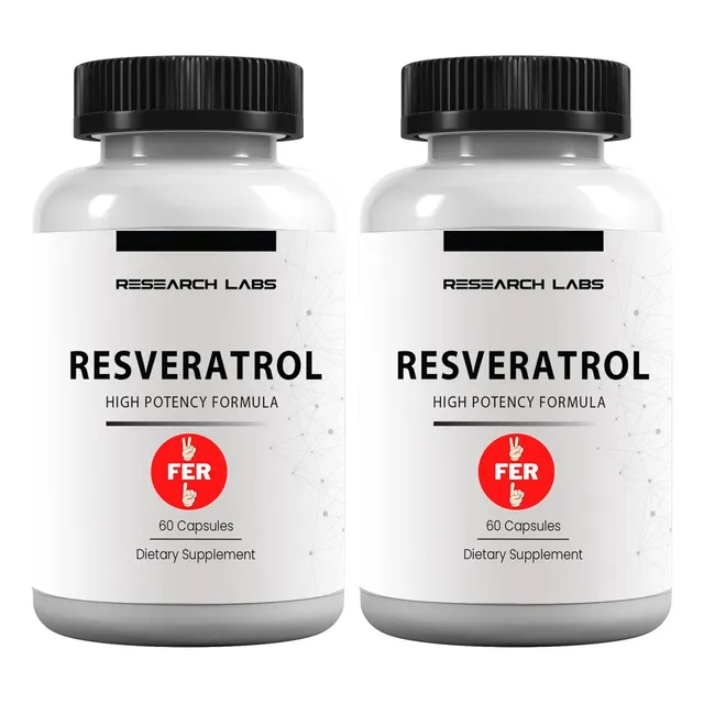 Resveratrol Research Antioxidante Capsulas