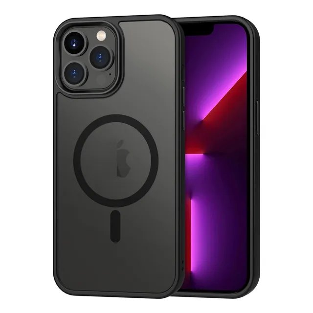 Carcasa Mate Para iPhone (varios) Funda Magnética Traslucida