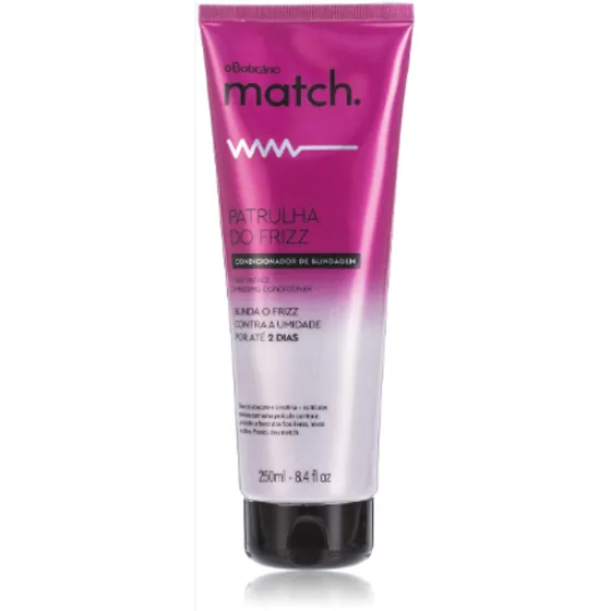 O Boticário Match Patrulha Do Frizz condicionador 250mL