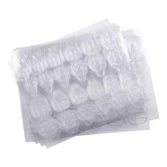 Ebanku 50 Hojas De Pestañas Adhesivas Para Uñas, Pegatinas D