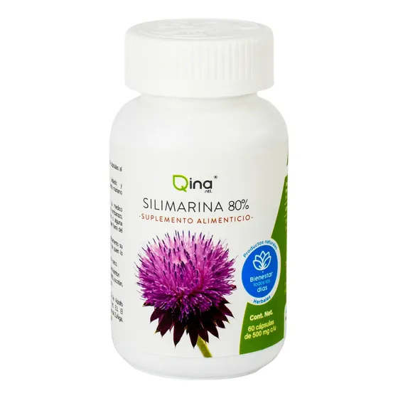 Silimarina 60 Capsulas 500 Mg Qina Ntl Rmflex Sabor Sin sabor