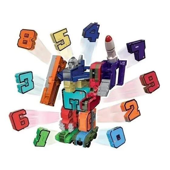 Numeros Robot Transformable Pocket Morphers Emco
