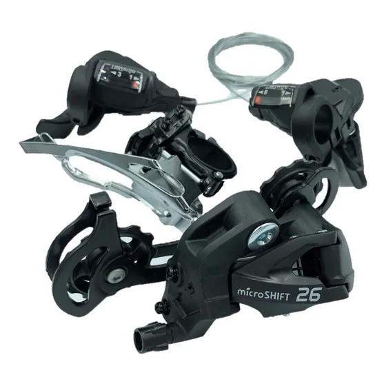Grupo Kit Alavanca Cambios Microshift 24v 8v Bicicleta Mtb