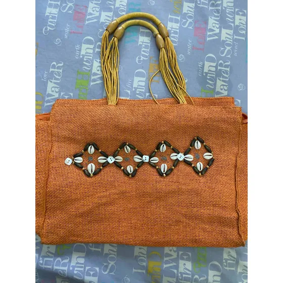 Bolso Playero De Dama Usado.