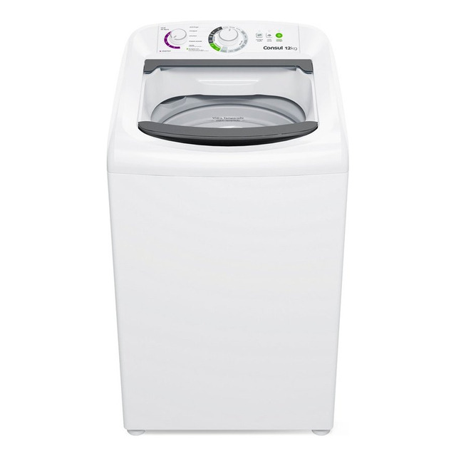 Máquina De Lavar Roupas 12kg Consul Cwh12bb, Branca Máquina De Lavar Roupas 12kg Consul Cwh12bb, Branca
