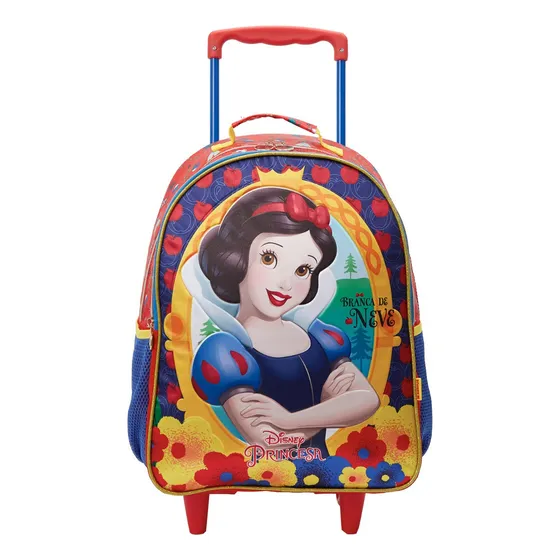 Mochila Com Rodas 16 Branca De Neve R2 Xeryus