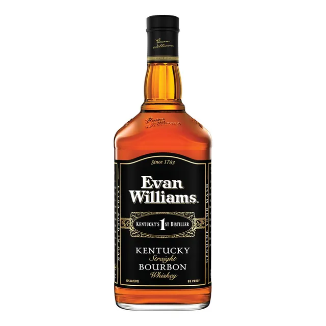 Whisky Evan Williams Black 750 Ml Bourbon Whiskey