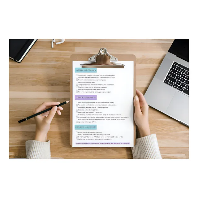 Pack Empleo: Cv + Guía Entrevistas + Checklist