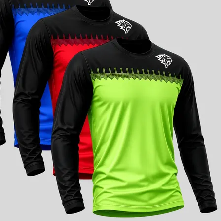 Kit 3 Camiseta Dry Fit Manga Longa Proteção Segunda Pele Kit 2 G