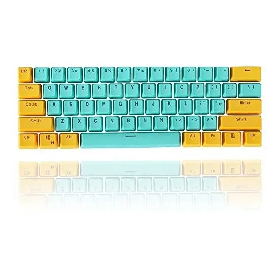 Gtsp 61 Pbt Keycaps 60 Percent Ducky One 2 Mini Keycaps...