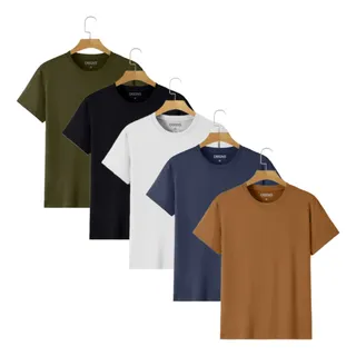 Kit 5 Camisetas Masculinas BĂĄsica AlgodĂŁo Camisa Lisa Origns Kit 5 Camisetas Masculinas BĂĄsica AlgodĂŁo Camisa Lisa Origns