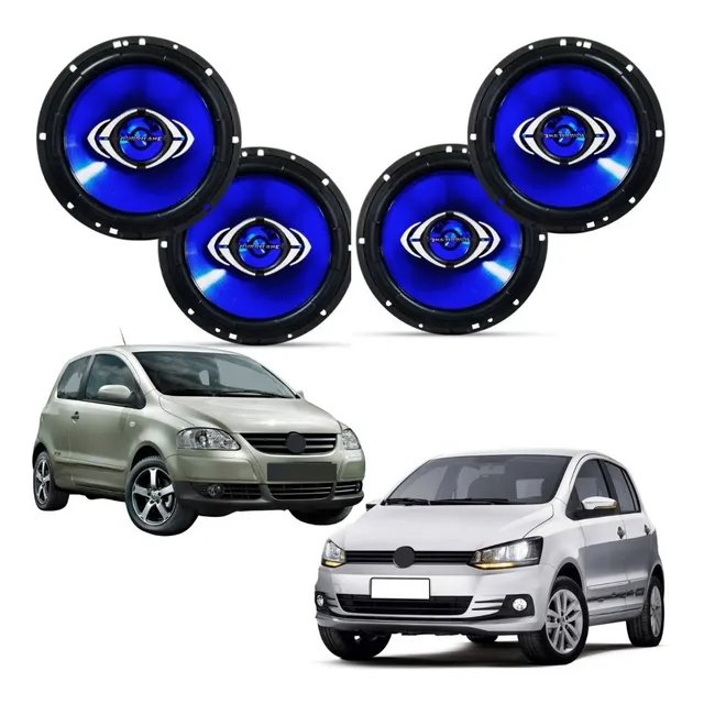 Jogo Auto Falante Fox 2003/2019 Completo 260w Original