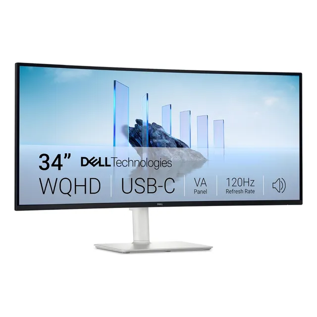 Dell 34 Plus Usb-c Curved Monitor - S3425dw - 34-inch (34...
